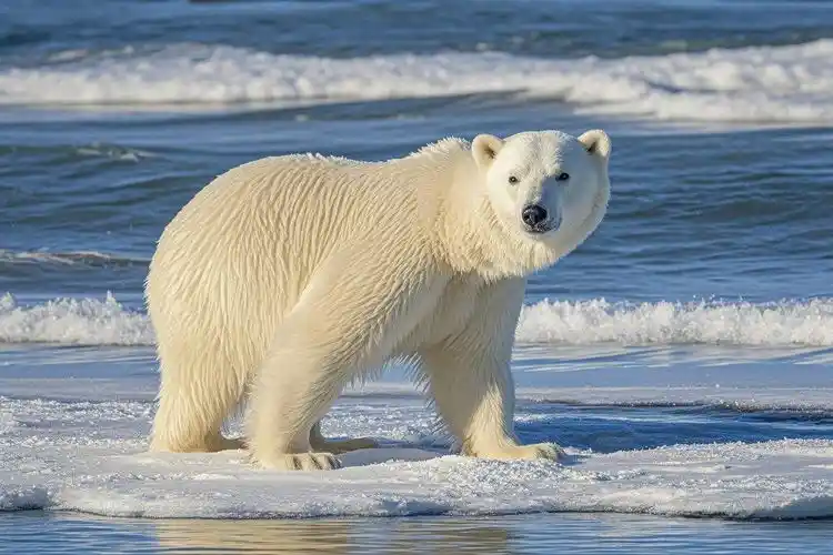 极地冰雪王国的孤独王者:北极熊