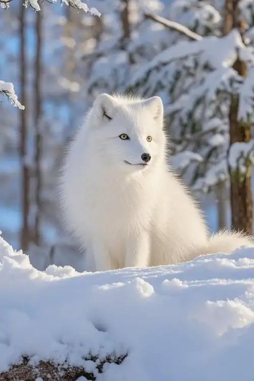 冰原邂逅:我与北极狐的奇妙相遇