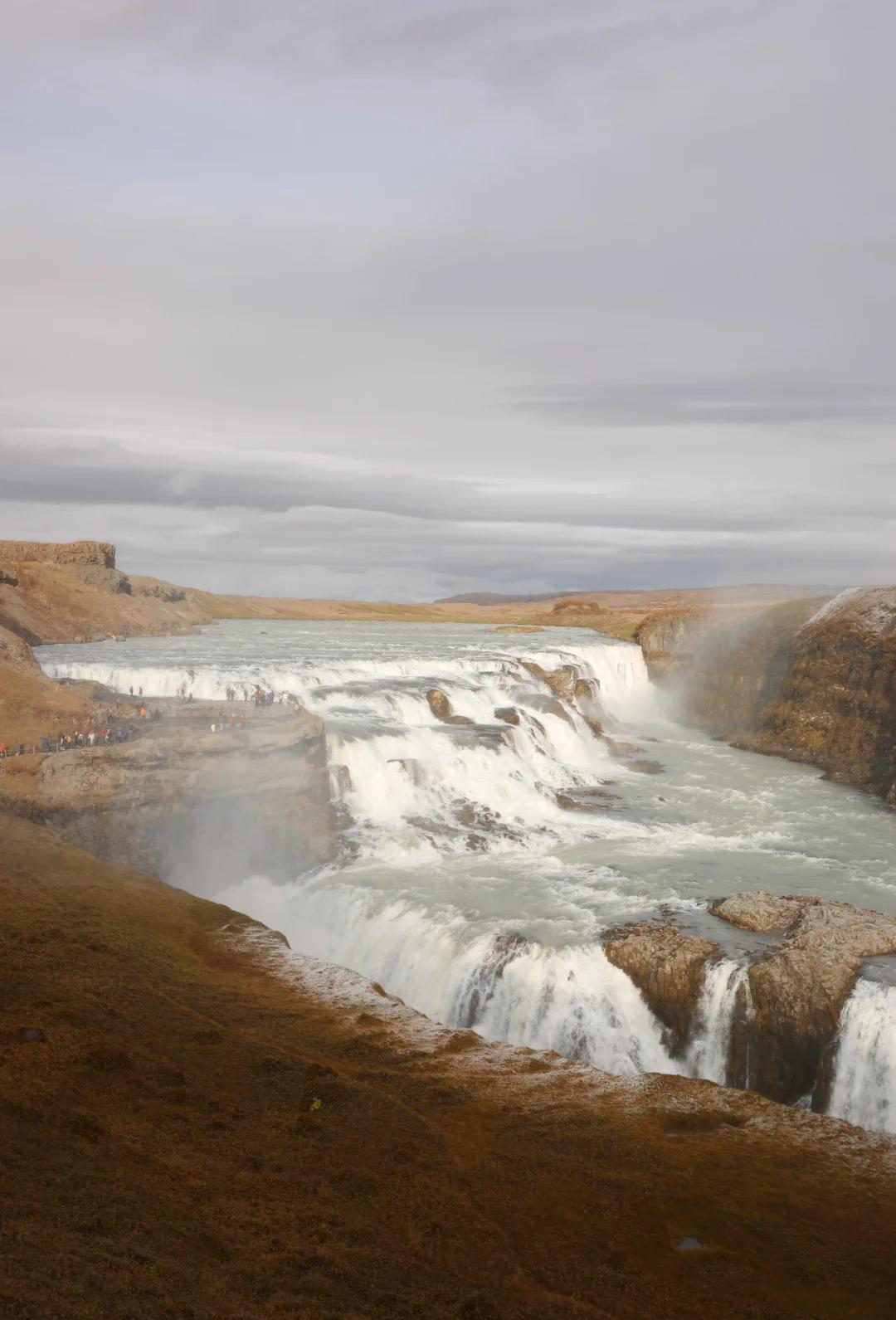 冰岛黄金瀑布:大自然的金色华章