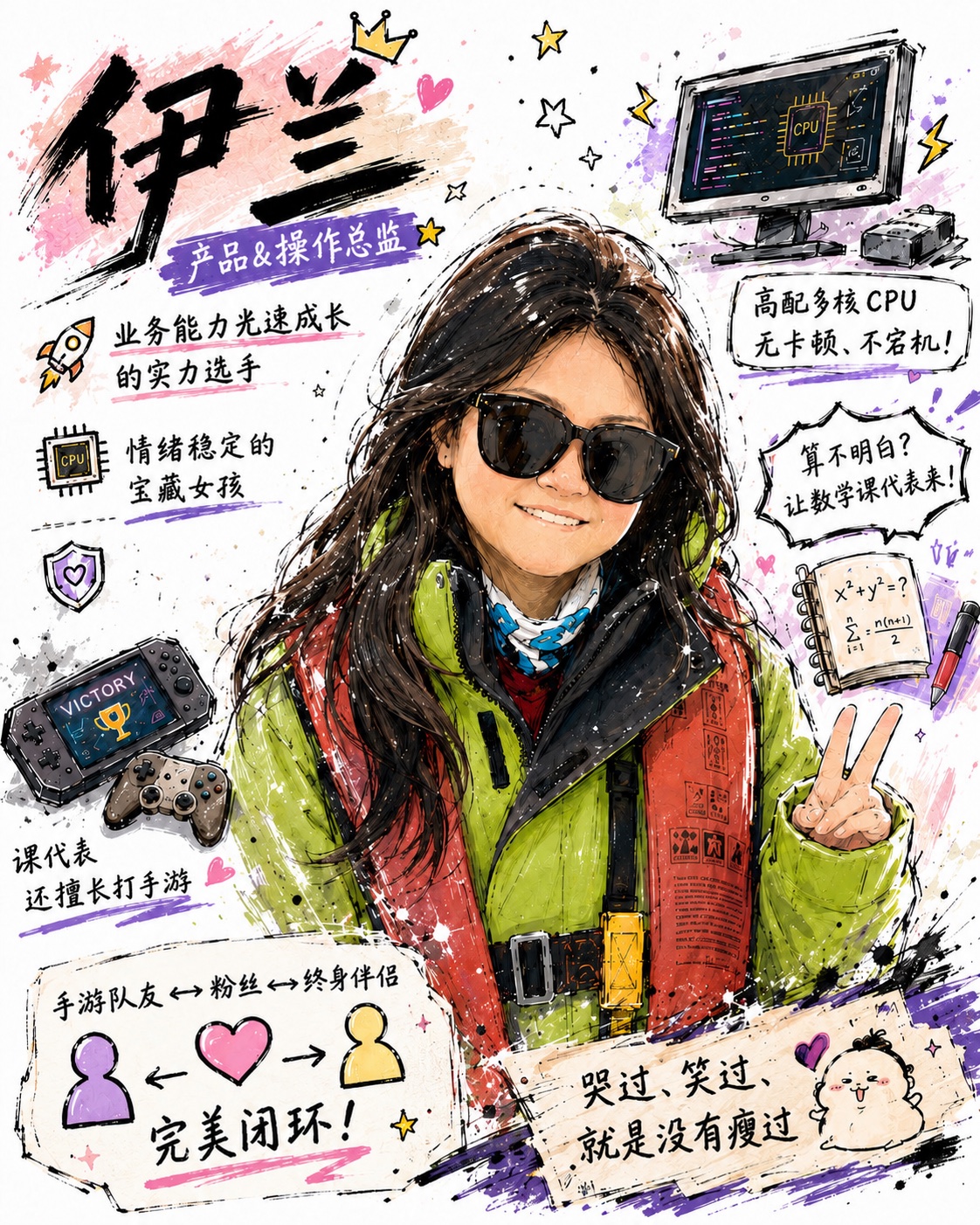 船客团队成员伊兰插画介绍