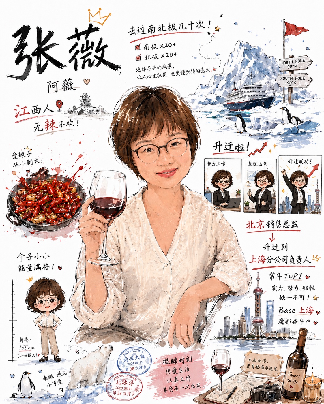 船客团队成员张薇插画介绍