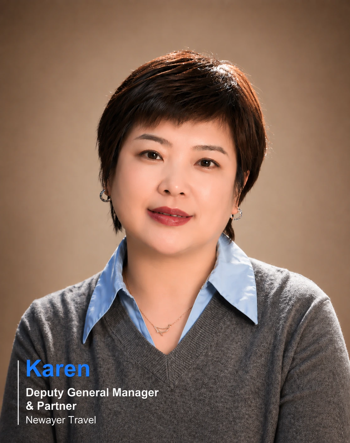 Karen — Newayer Travel team portrait