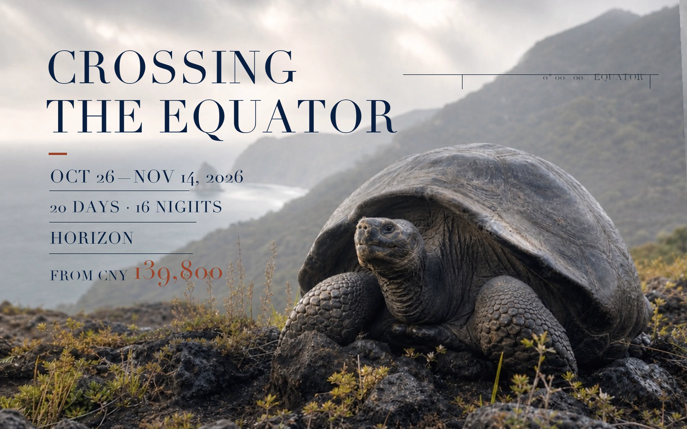 Cross the Equator · Galápagos expedition