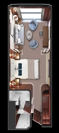 法式阳台房平面图