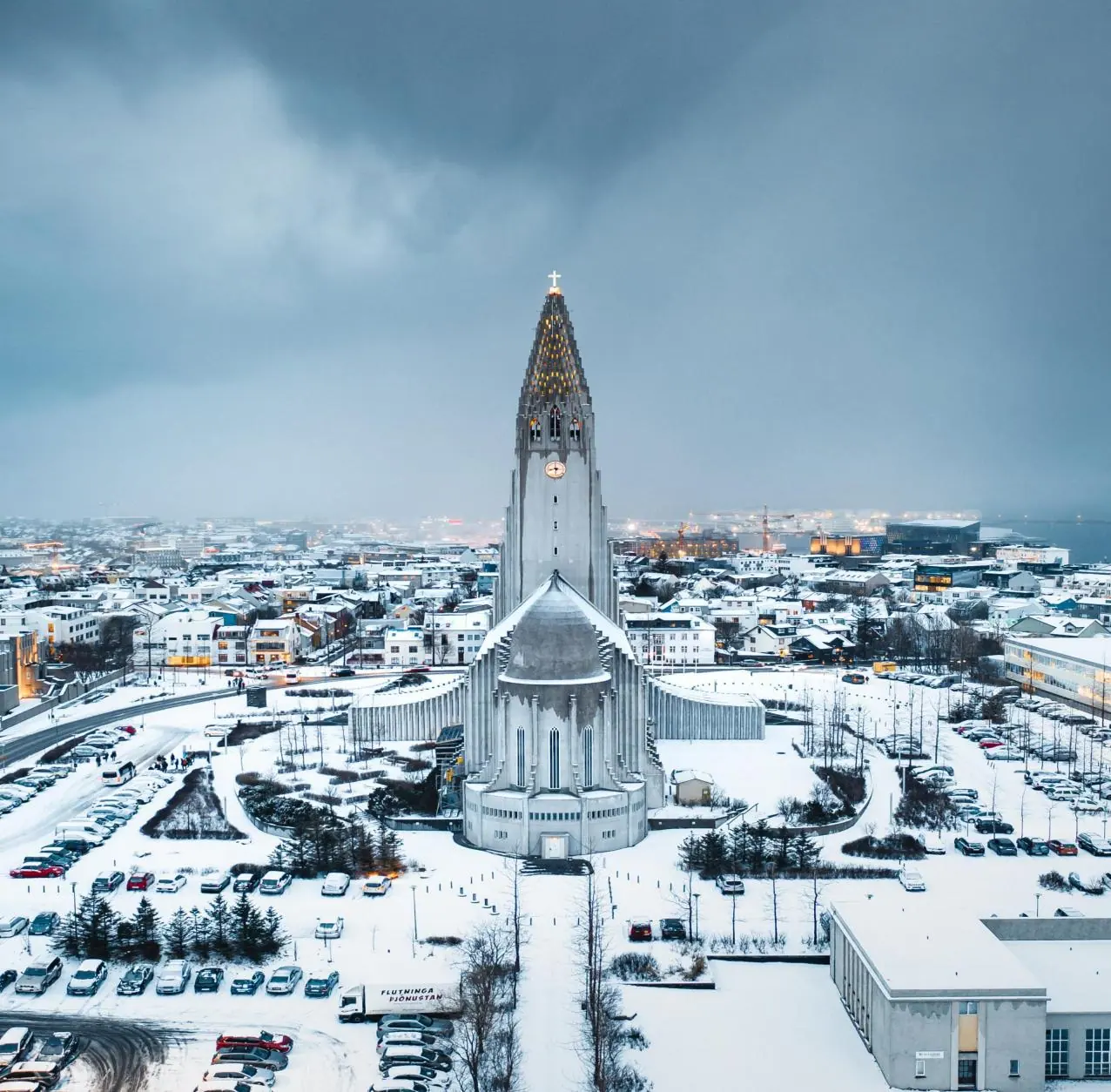 雷克雅未克城市雪景