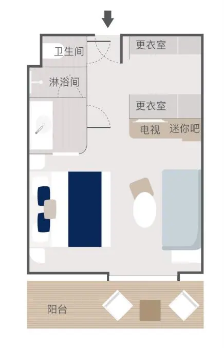 Deluxe Suite floor plan