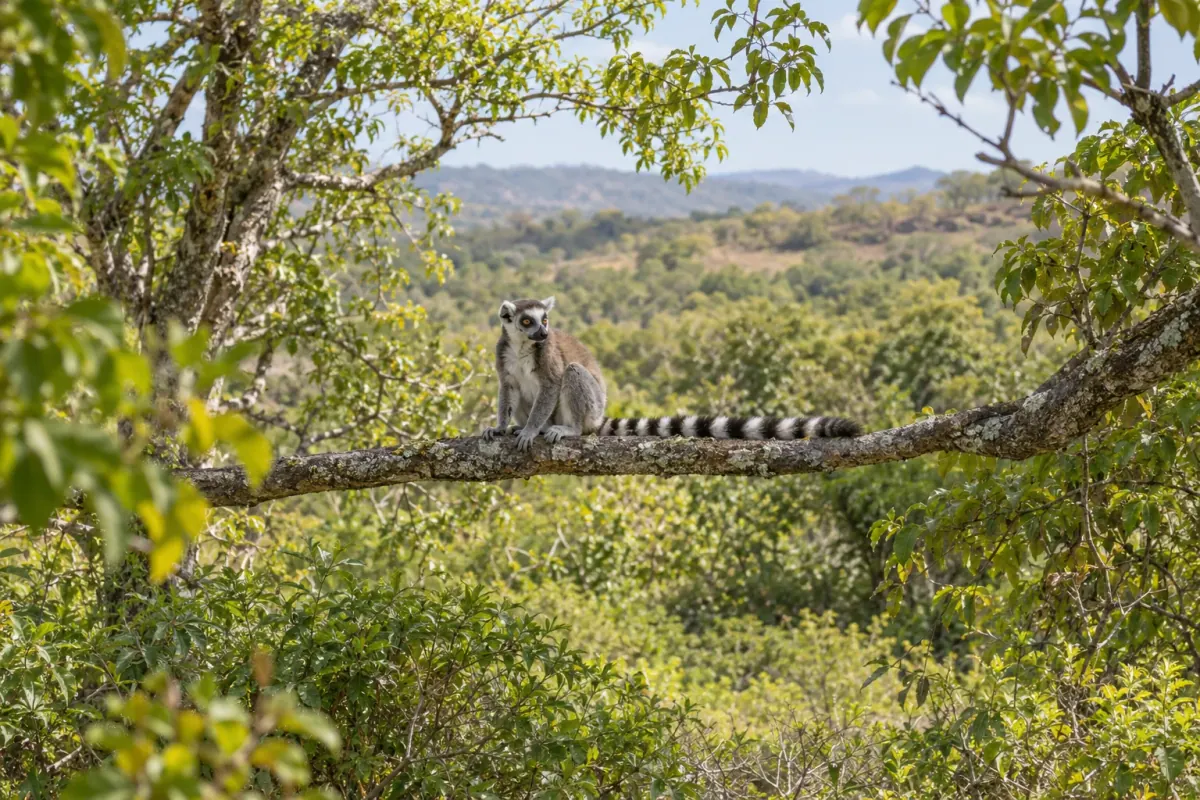 Ring-tailed lemur in Madagascar