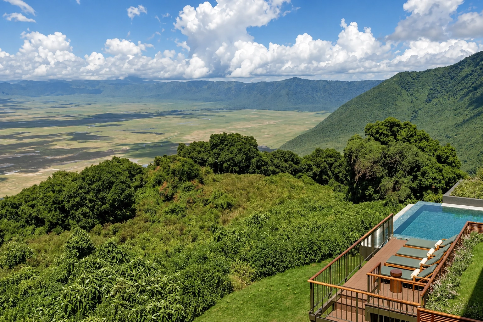 Ngorongoro Lodge参考酒店（参考图）（参考图）或营地（参考图）