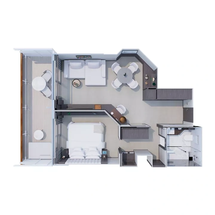GP Grand Penthouse — complete suite floor plan