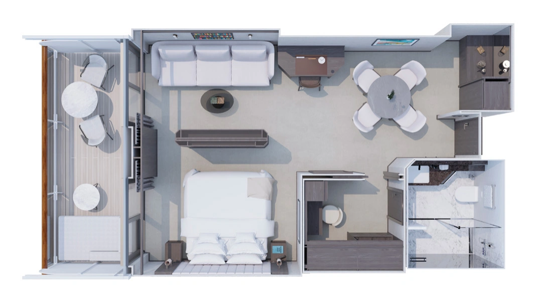 PP Premier Penthouse — complete suite floor plan
